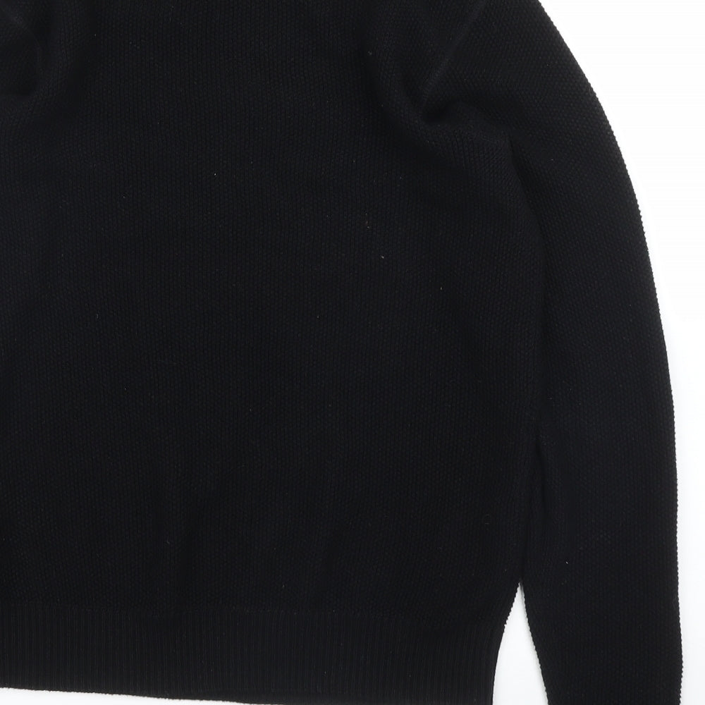 Primark Mens Black   Pullover Jumper Size M
