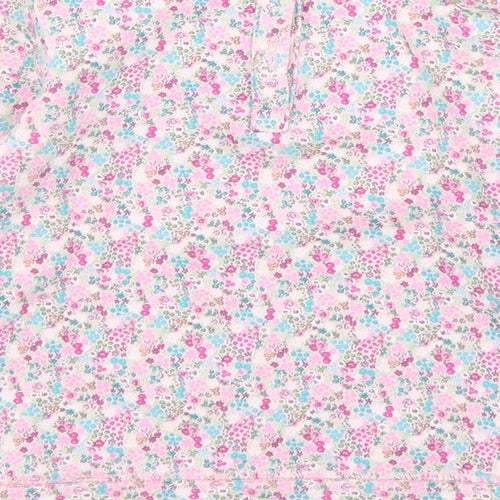 NEXT Girls Purple Floral  Pullover Jumper Size 3 Years