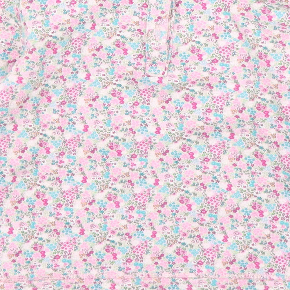 NEXT Girls Purple Floral  Pullover Jumper Size 3 Years