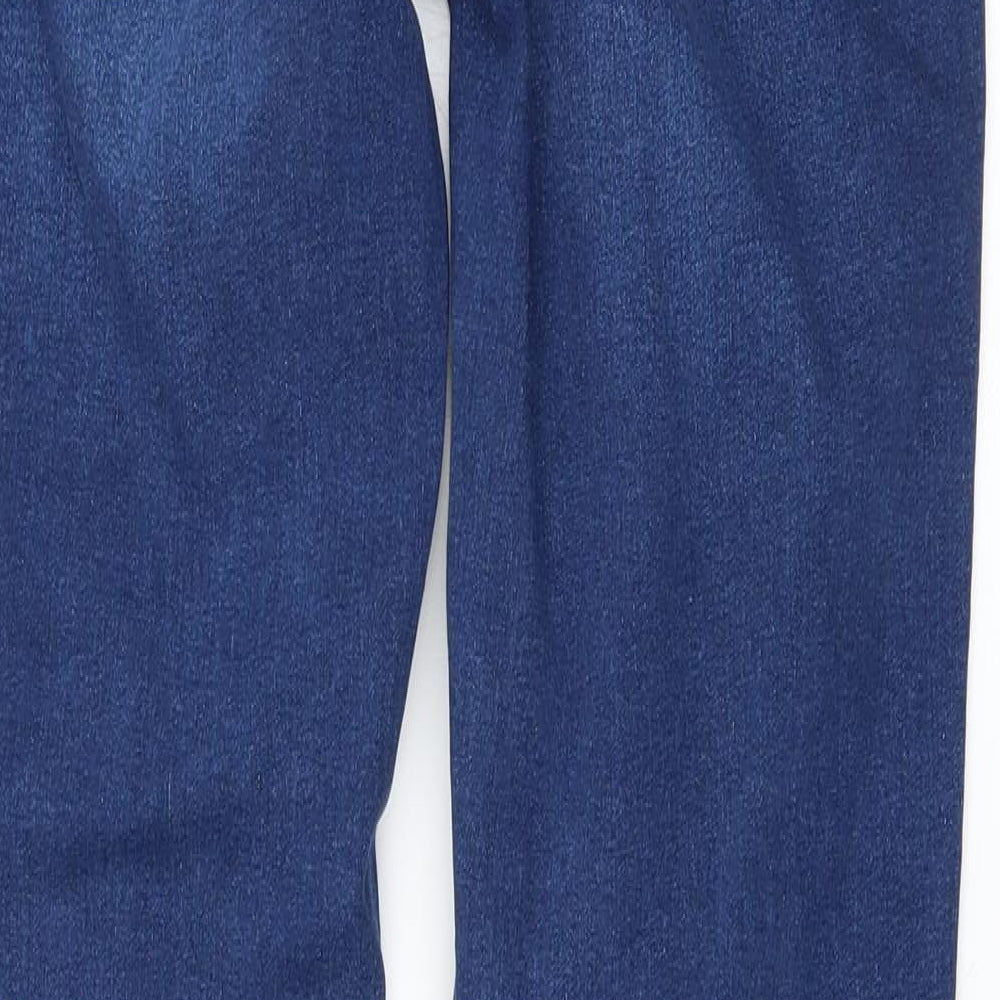 NEXT Womens Blue   Straight Jeans Size 12 L32 in