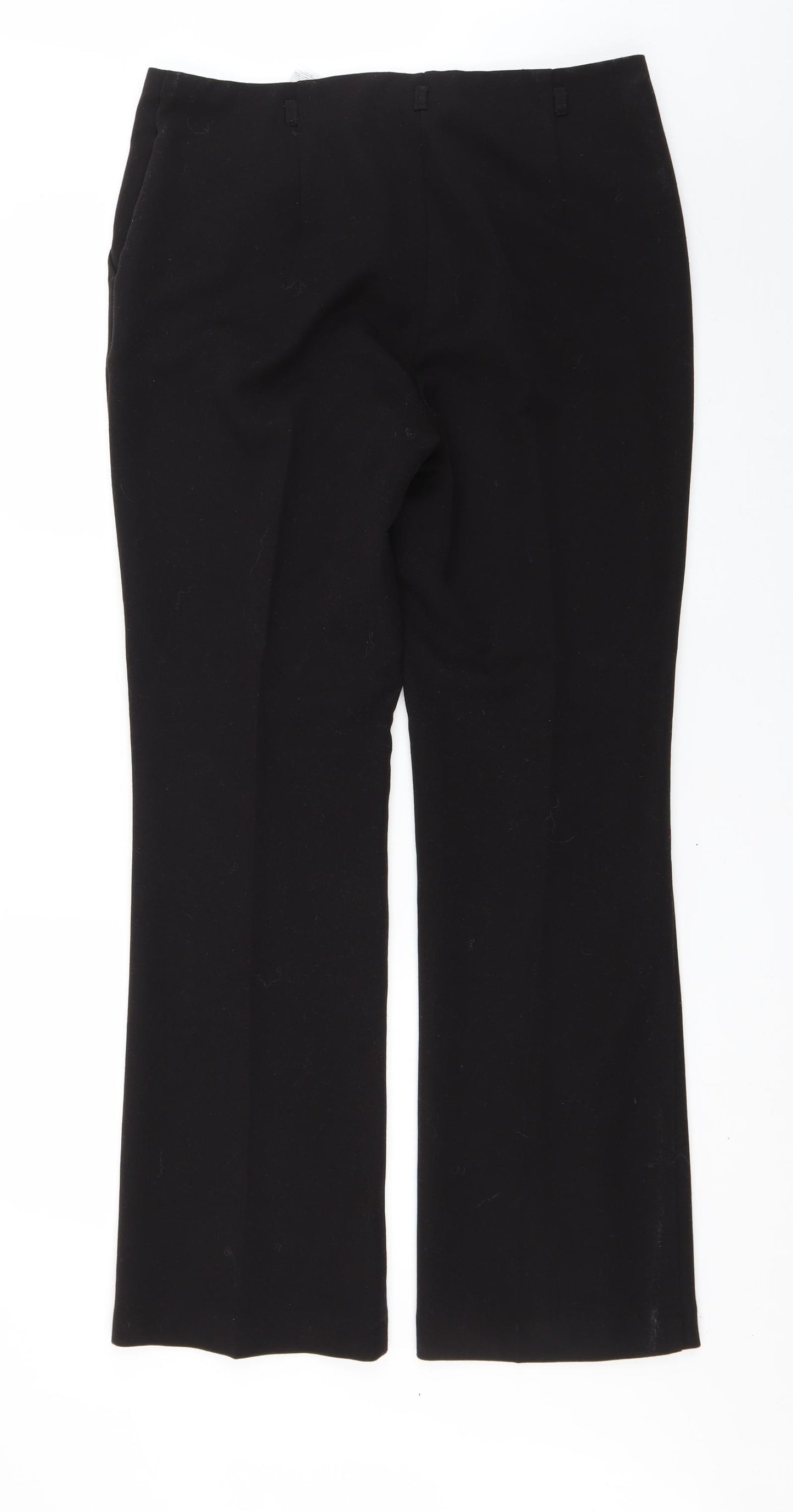 F&F Womens Black   Trousers  Size 12 L31 in