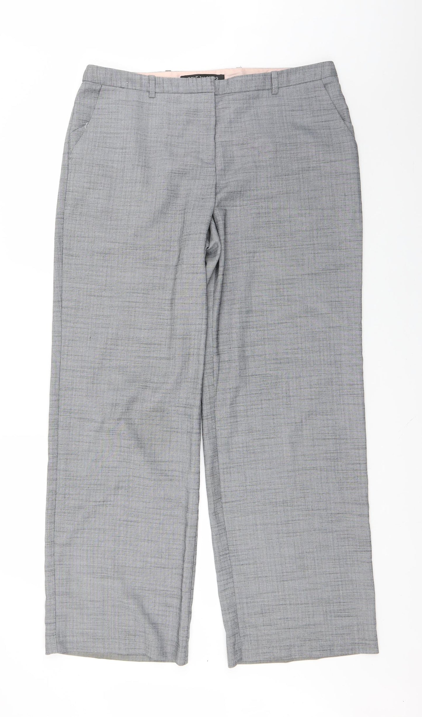 NEXT Womens Grey   Trousers  Size 14 L31 in