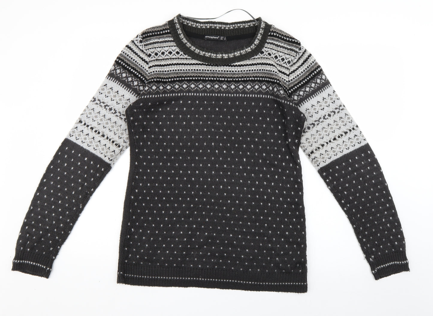 Atmosphere Womens Grey   Pullover Jumper Size 10