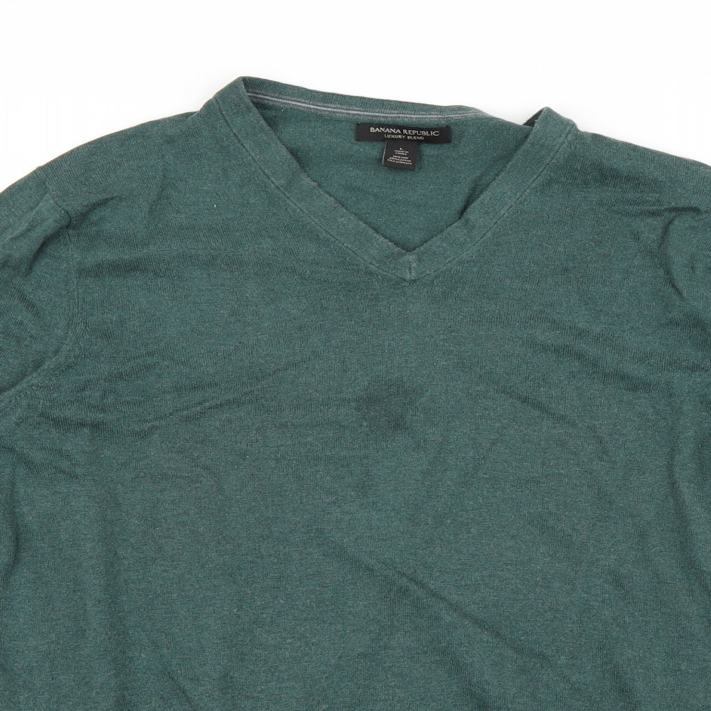 Banana Republic Mens Green   Pullover Jumper Size L