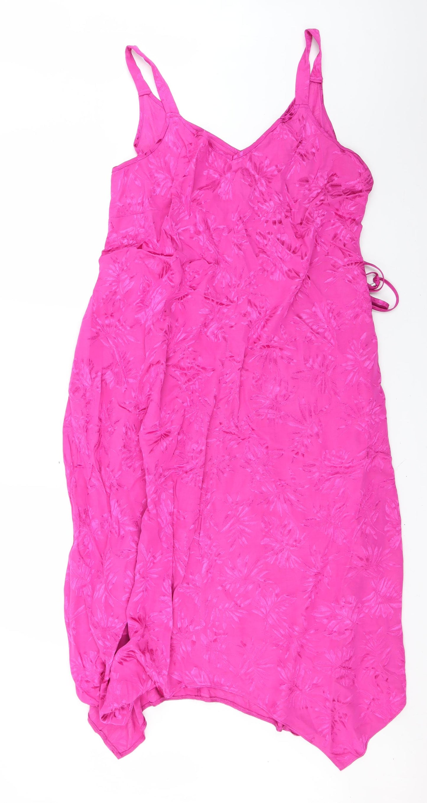 M&Co Womens Pink   Tank Dress  Size 14