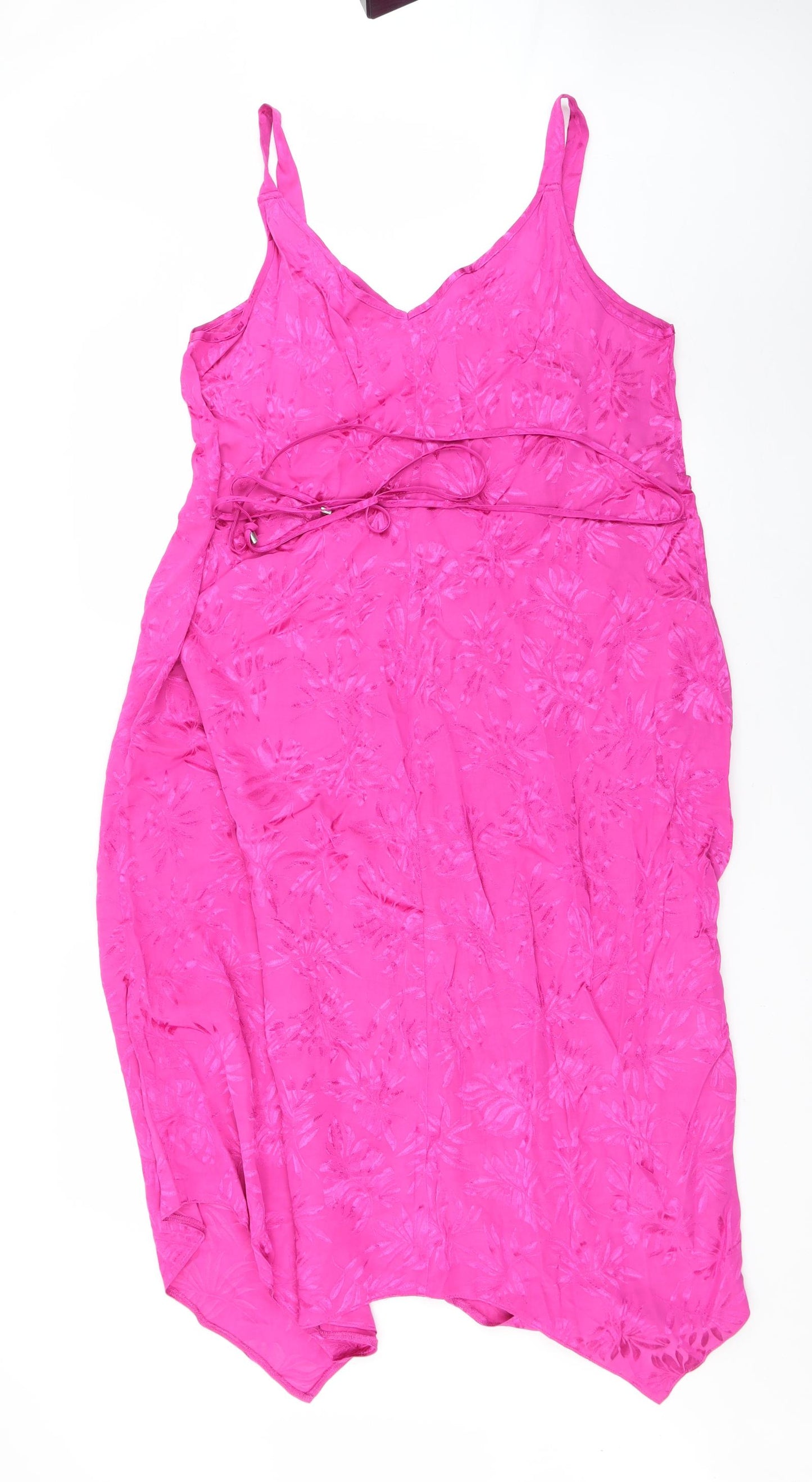 M&Co Womens Pink   Tank Dress  Size 14