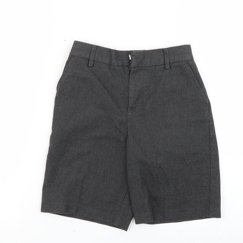 John Lewis Boys Grey   Chino Shorts Size 8 Years - school shorts
