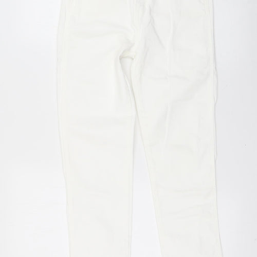 Bershka Womens White   Skinny Jeans Size 6 L25.5 in
