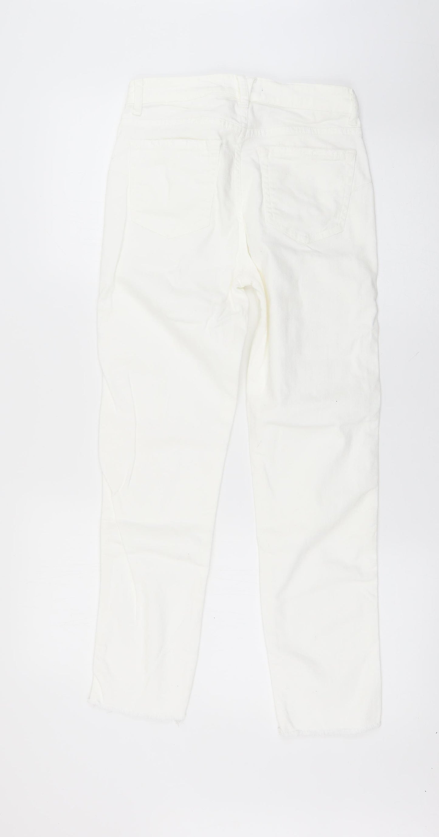 Bershka Womens White   Skinny Jeans Size 6 L25.5 in