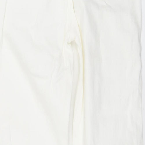 Bershka Womens White   Skinny Jeans Size 6 L25.5 in