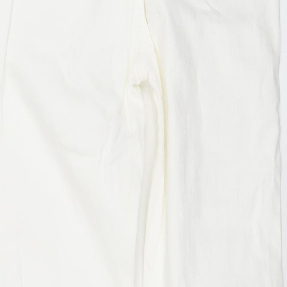 Bershka Womens White   Skinny Jeans Size 6 L25.5 in