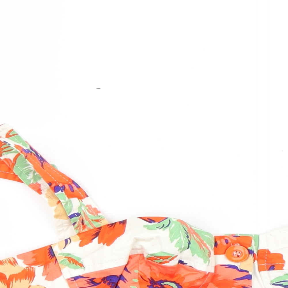 New Look Womens Multicoloured Floral  Basic Tank Size 8