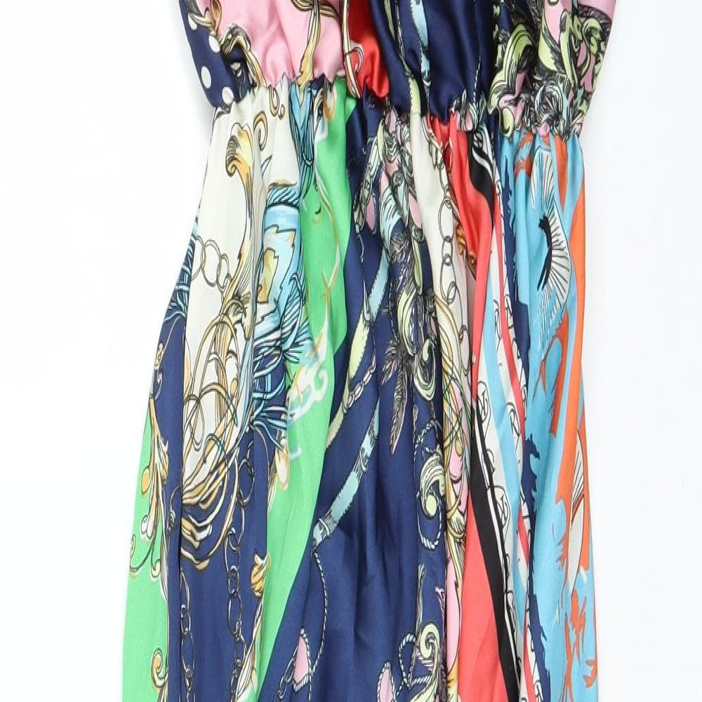 river island  Womens Multicoloured Geometric  Maxi  Size S