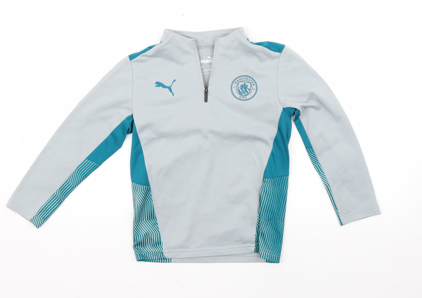 PUMA Boys Grey   Pullover Jumper Size 7-8 Years  - Manchester city