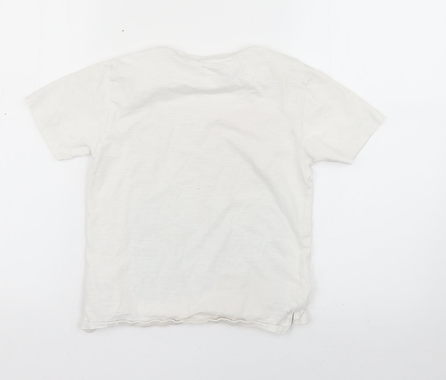 NEXT Boys White   Basic T-Shirt Size 6 Years