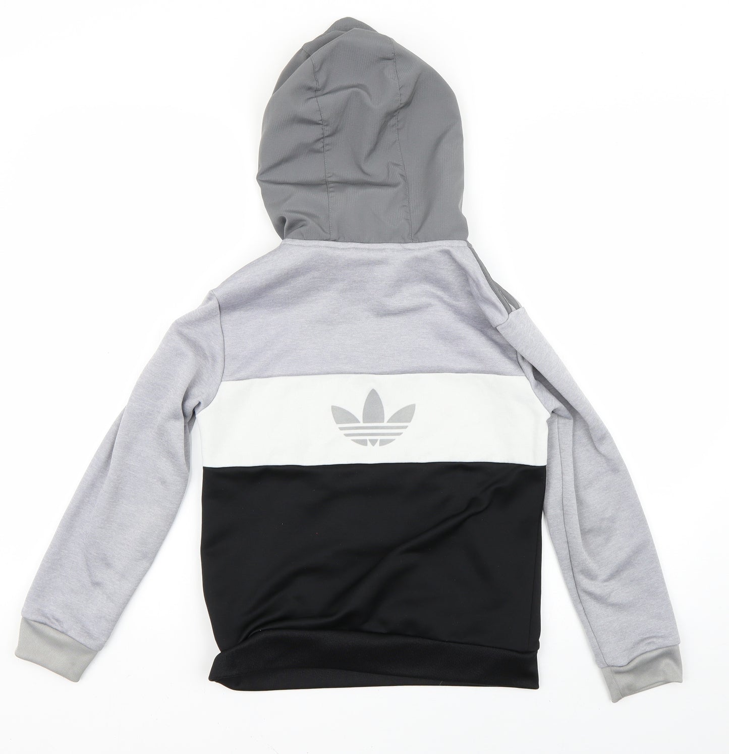 adidas Boys Multicoloured Striped  Pullover Hoodie Size 9-10 Years