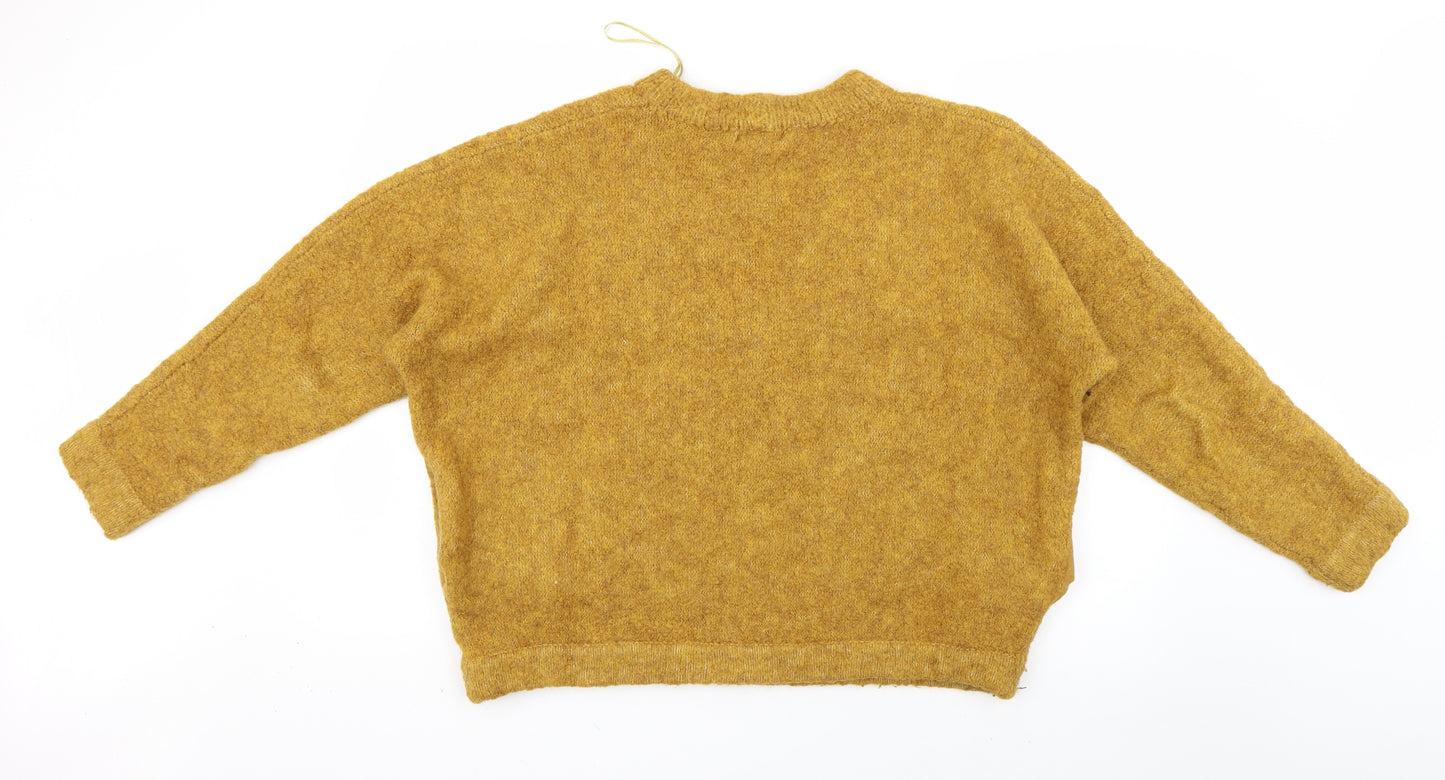 River Island Womens Yellow   Pullover Jumper Size 12