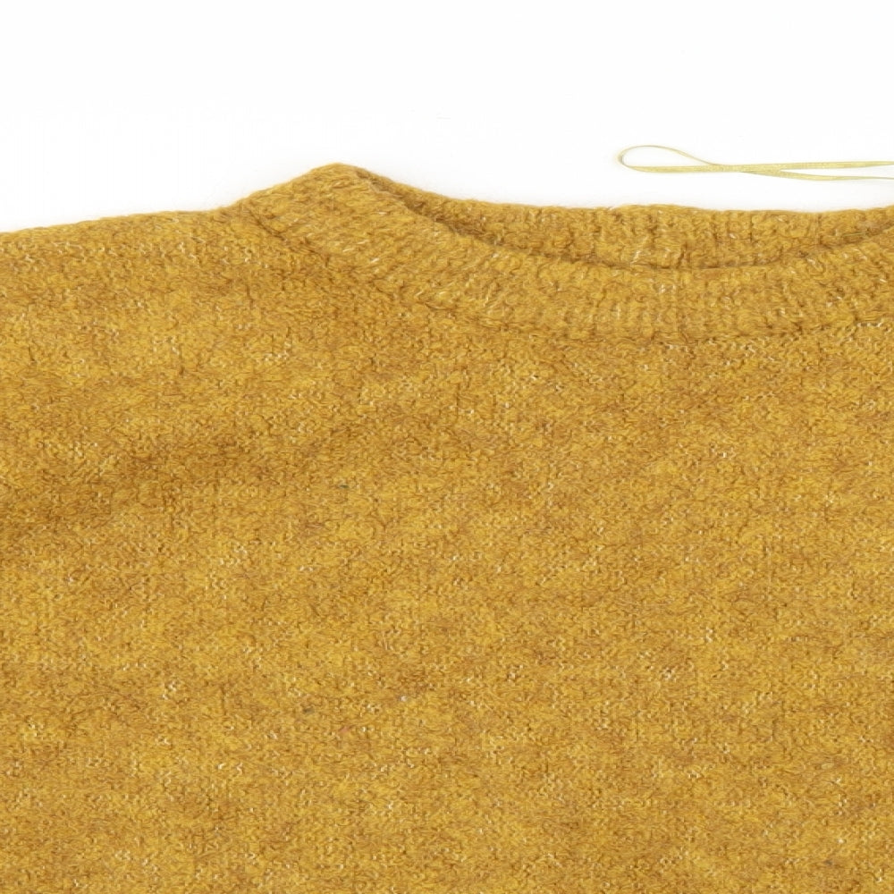 River Island Womens Yellow   Pullover Jumper Size 12