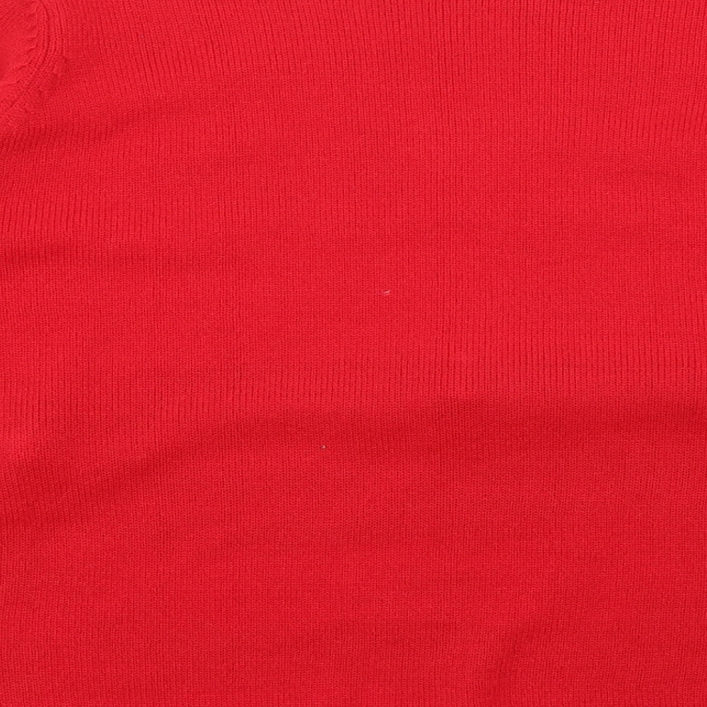 F&F Womens Red   Pullover Jumper Size 16