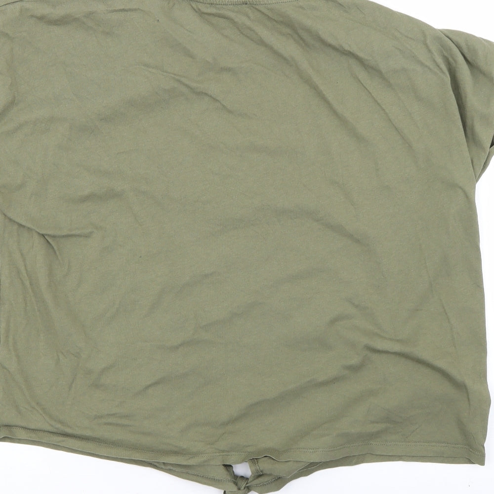 New Look Womens Green   Basic T-Shirt Size 16