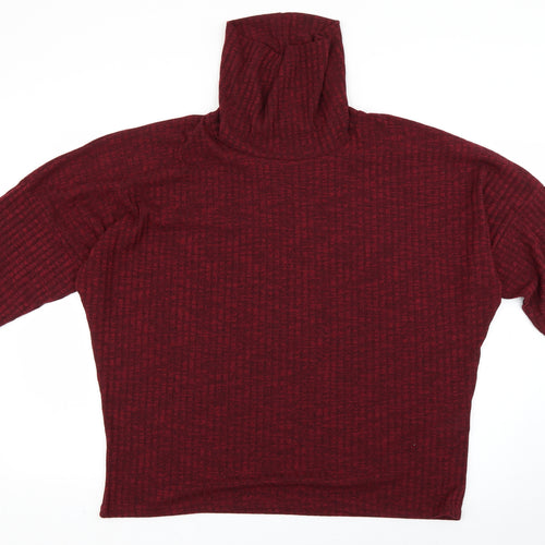 Peacocks Womens Red   Pullover Jumper Size 16