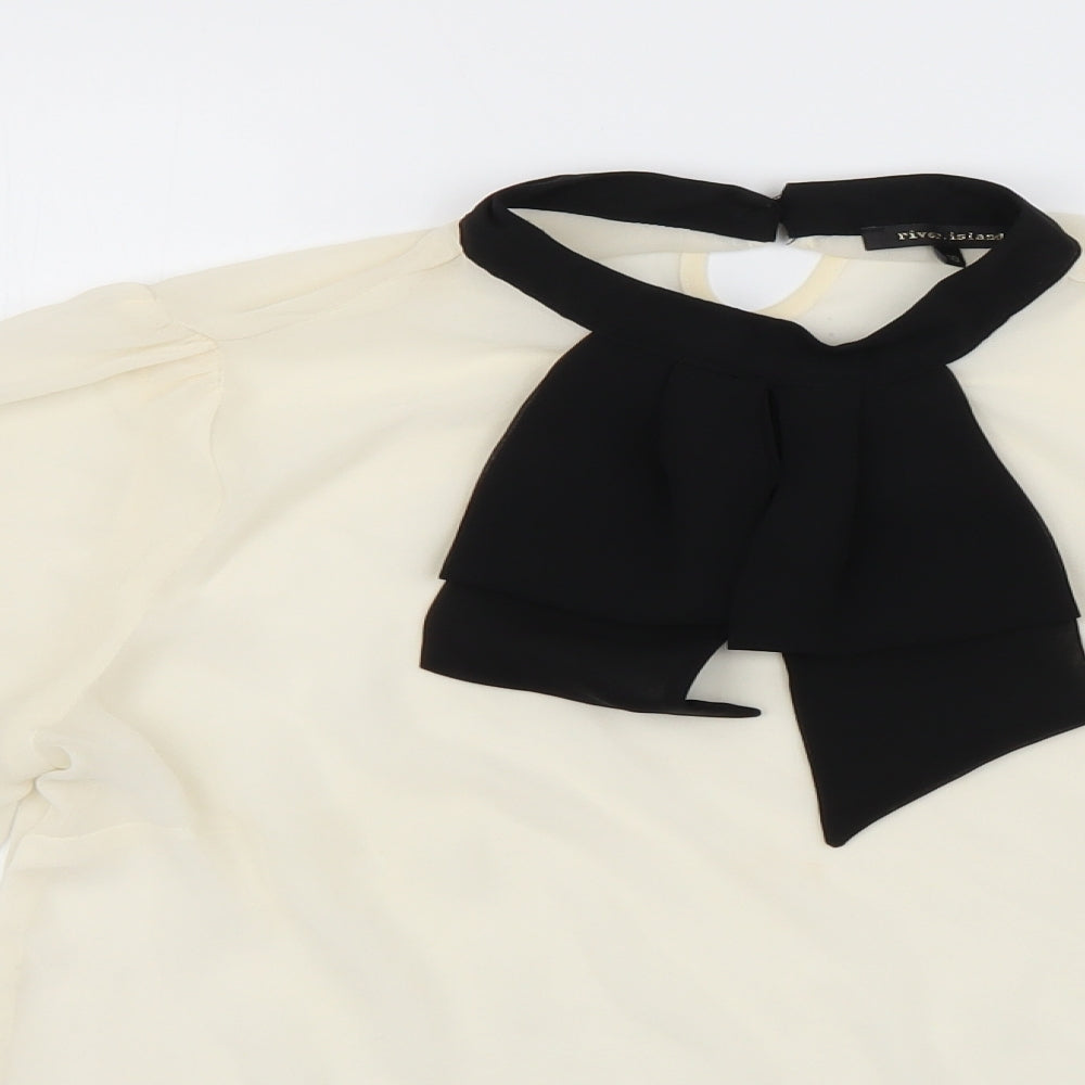 River Island Womens White   Basic Blouse Size 10