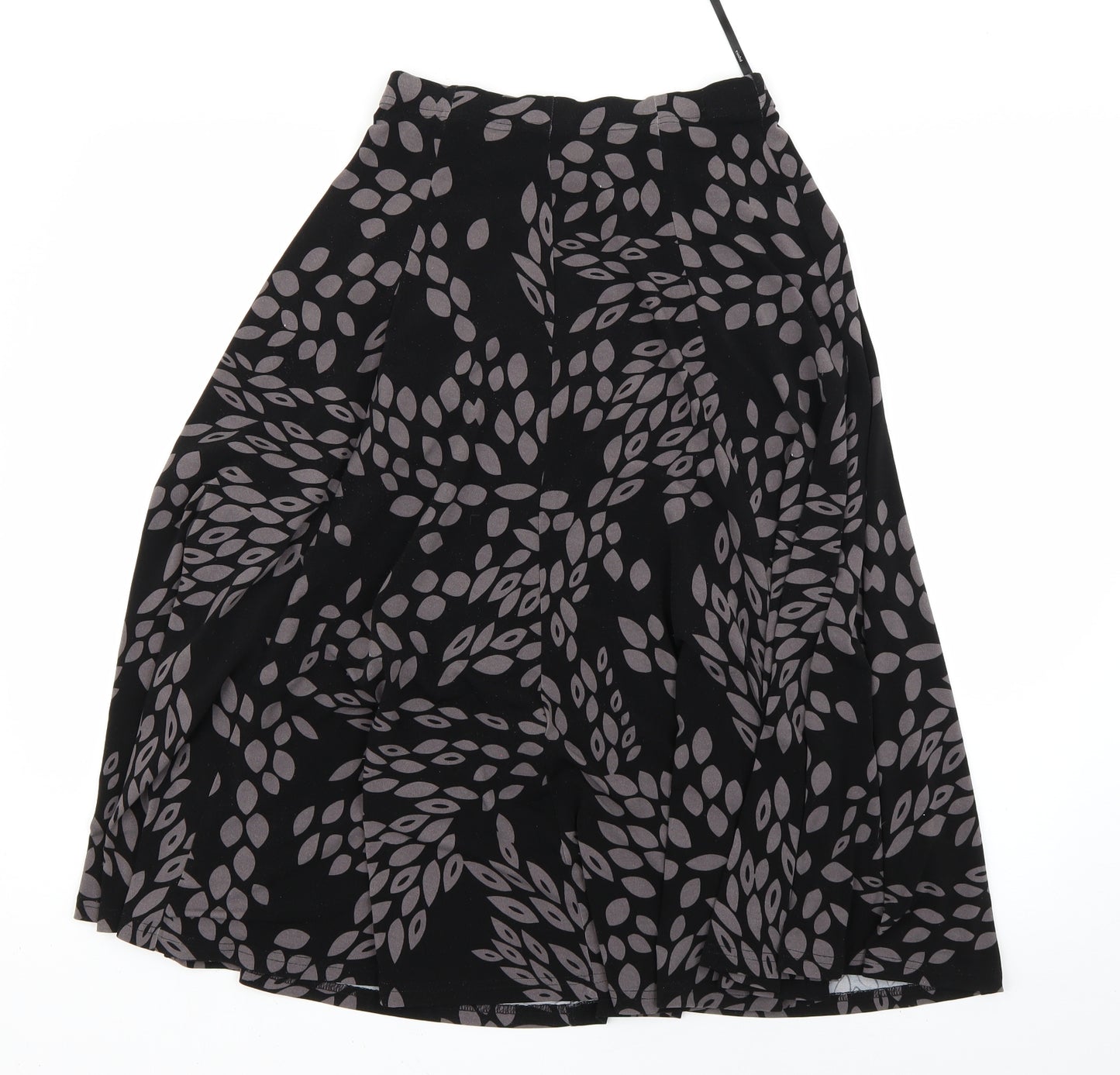 Papaya Womens Black Geometric  Maxi Skirt Size 8