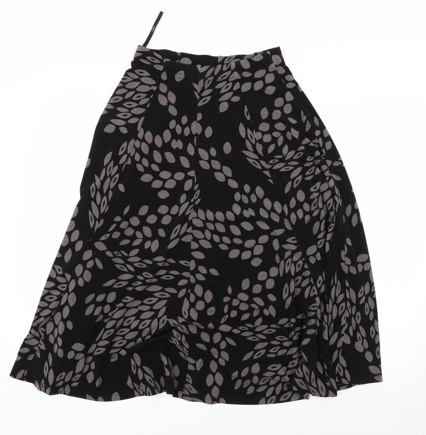 Papaya Womens Black Geometric  Maxi Skirt Size 8