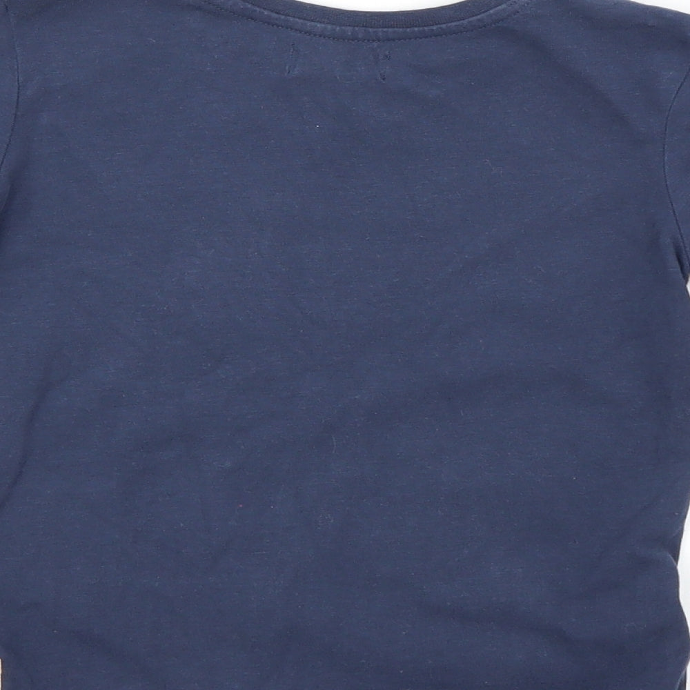 Fat Face Girls Blue   Basic T-Shirt Size 6-7 Years