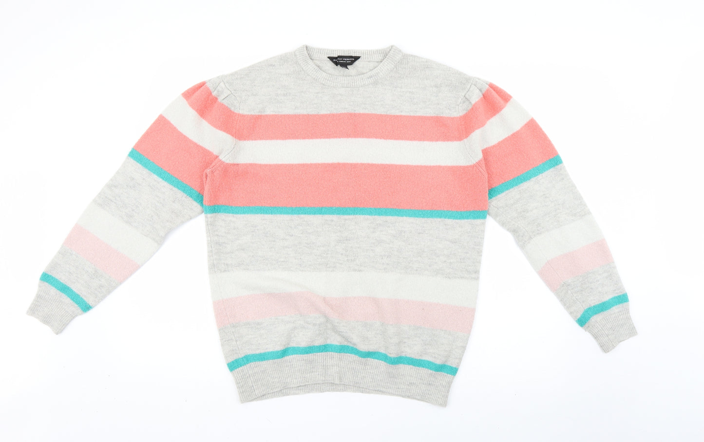 Dorothy Perkins Womens Multicoloured Striped  Pullover Jumper Size 14