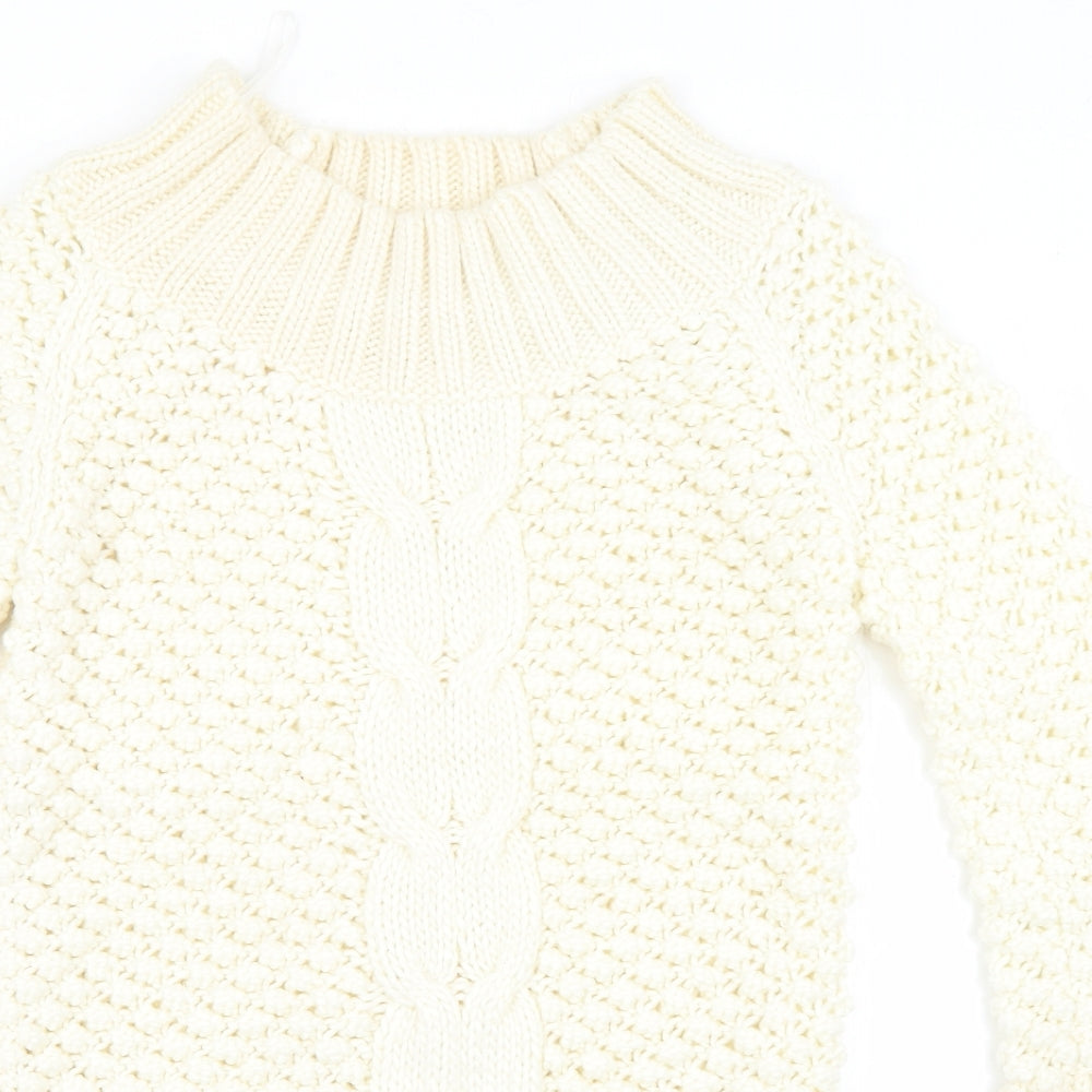 Miss Selfridge Womens White   Pullover Jumper Size 14