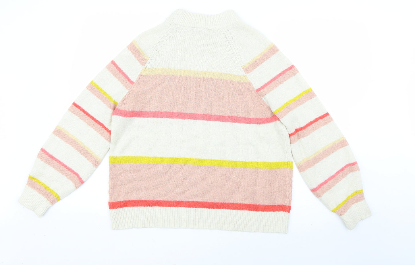 F&F Womens Multicoloured Striped  Pullover Jumper Size 12