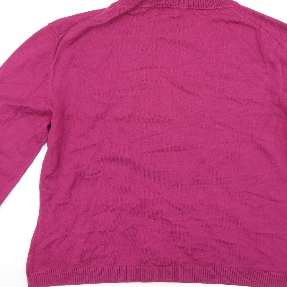 Phase Eight Womens Purple   Pullover Jumper Size 14