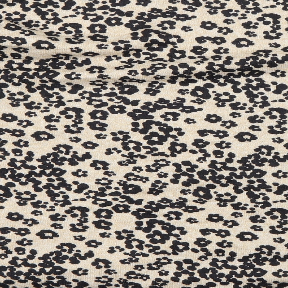 Nutmeg Womens Multicoloured Animal Print  Pullover Jumper Size 14