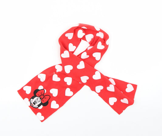 Preworn Girls Red Polka Dot  Scarf Scarves & Wraps One Size  - minnie mouse