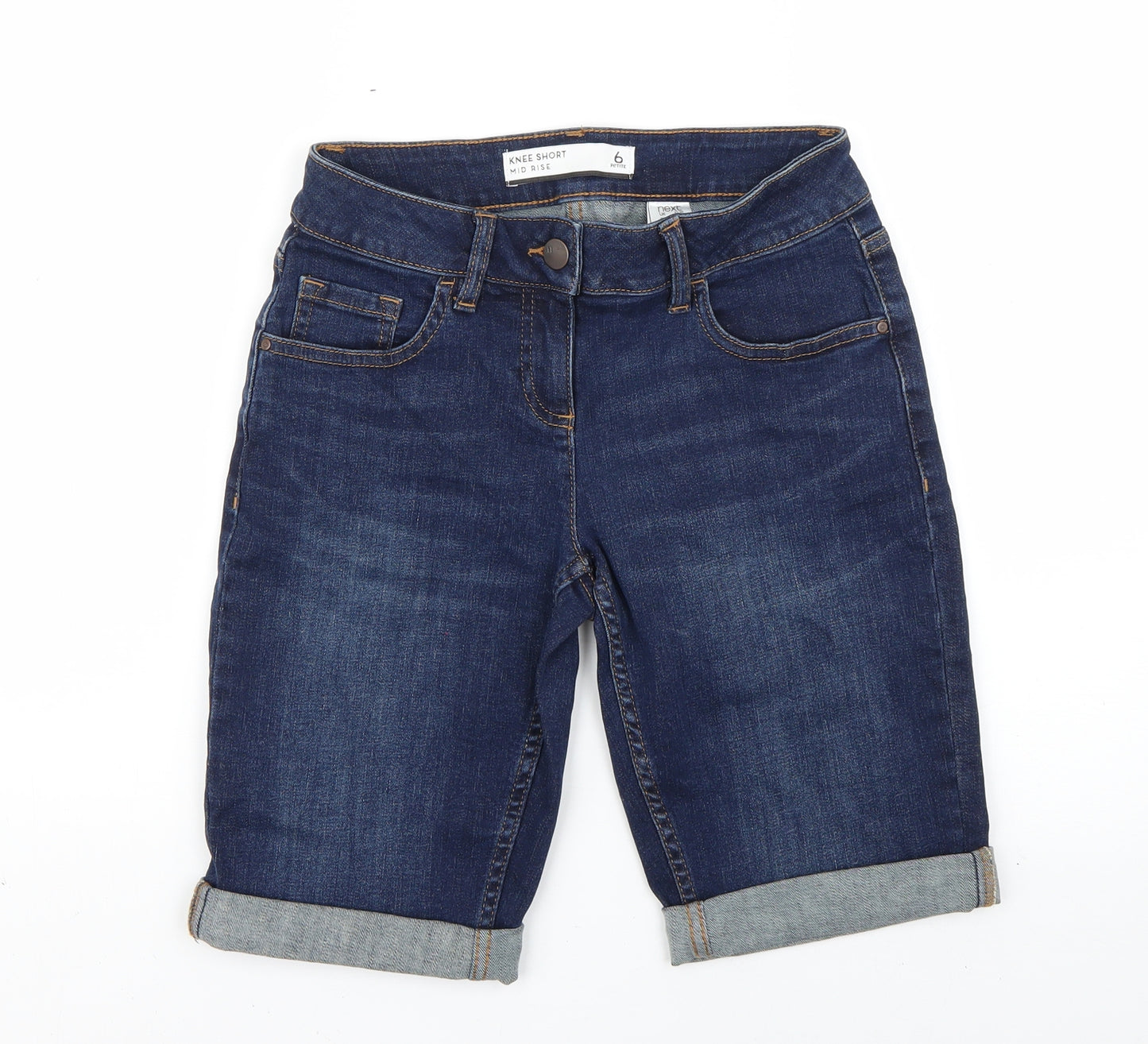 NEXT Womens Blue   Chino Shorts Size 6