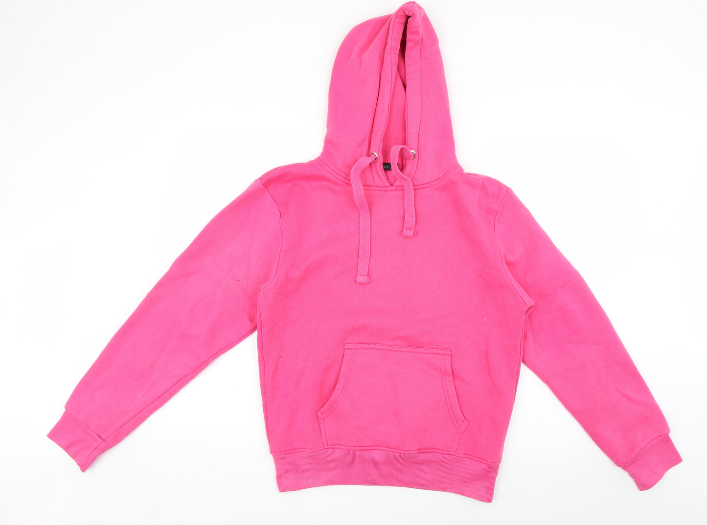 Boohoo Womens Pink   Pullover Hoodie Size M
