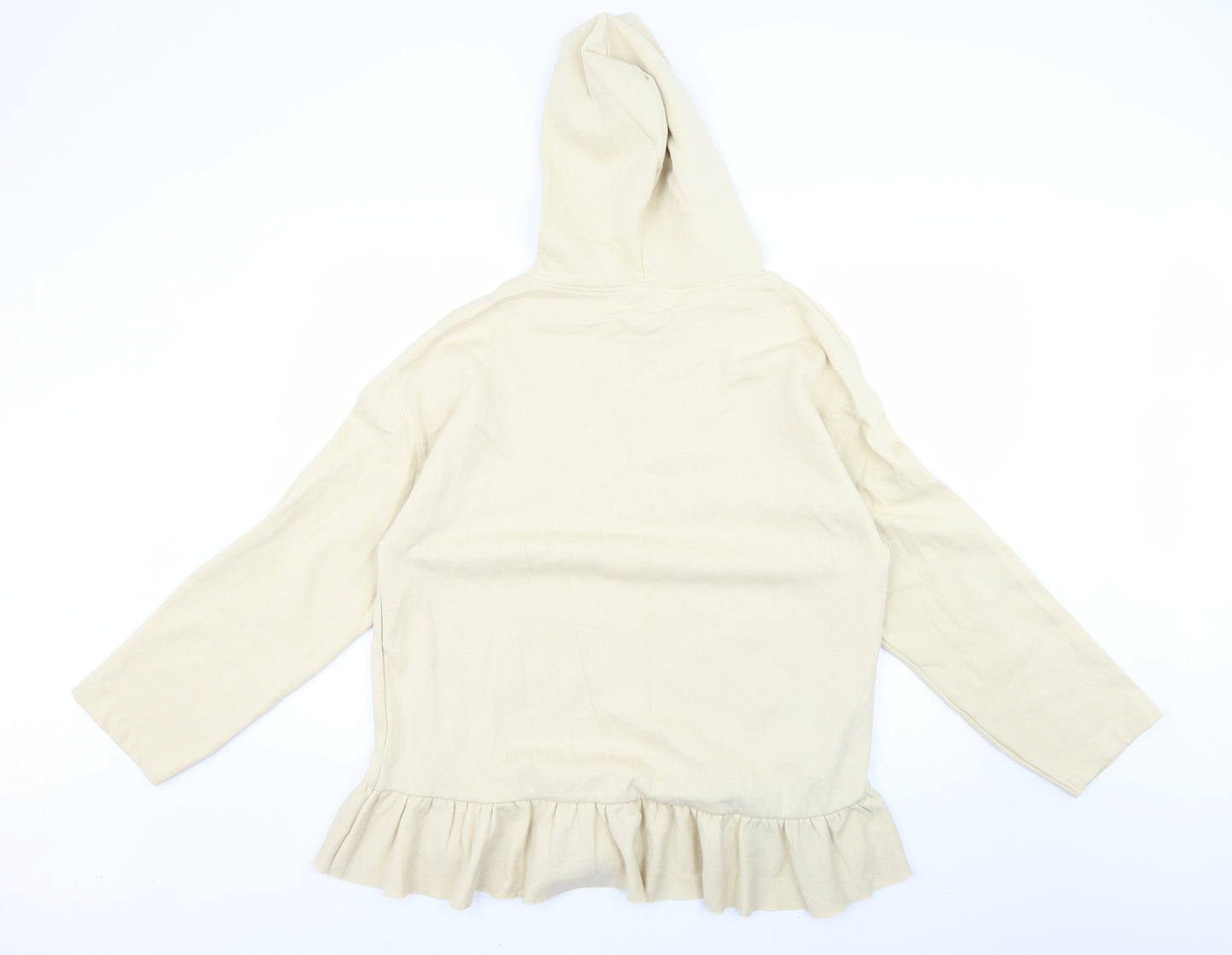 Zara Womens Beige   Pullover Hoodie Size M
