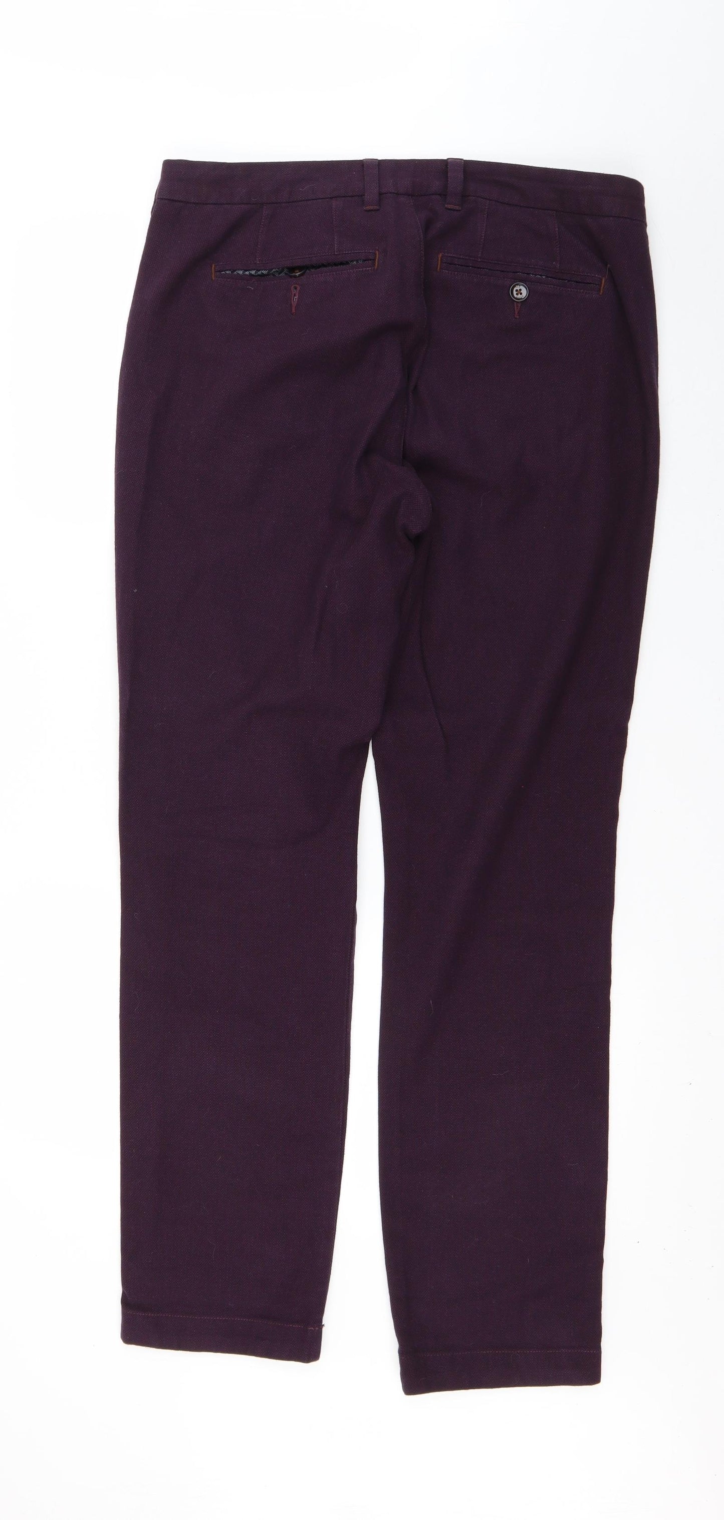Ted Baker Mens Purple   Trousers  Size 32 L31 in