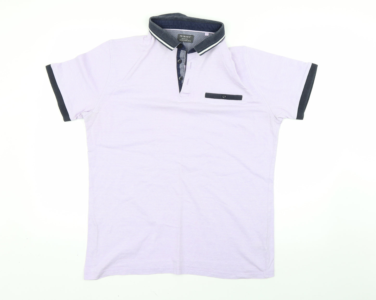 Primark Mens Purple    Polo Size M