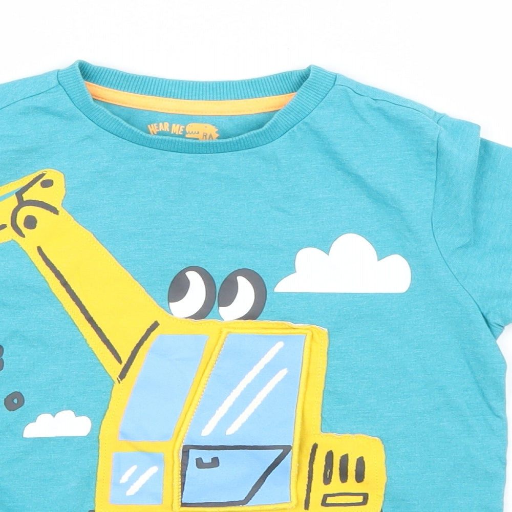 F&F Boys Blue   Basic T-Shirt Size 5-6 Years