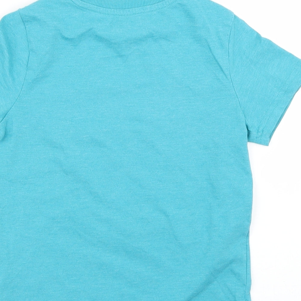 F&F Boys Blue   Basic T-Shirt Size 5-6 Years