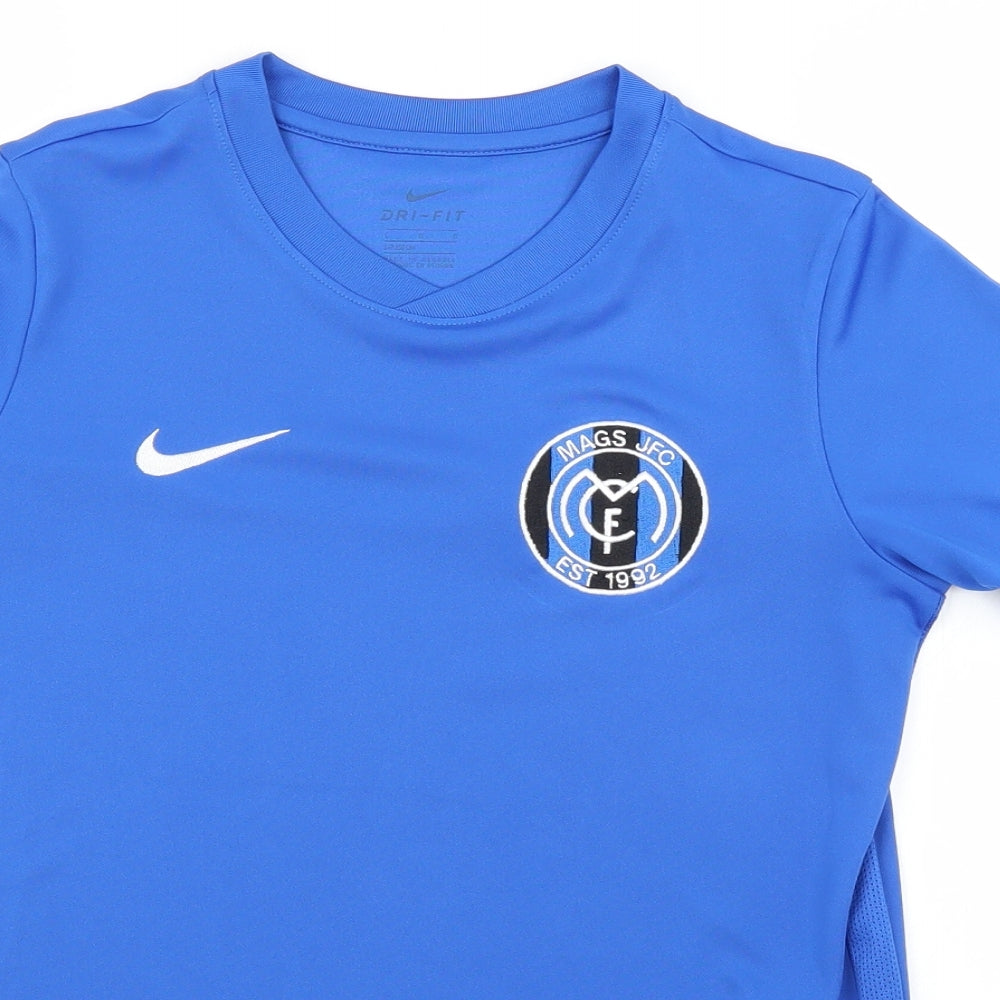 Nike Boys Blue   Basic T-Shirt Size 12-13 Years