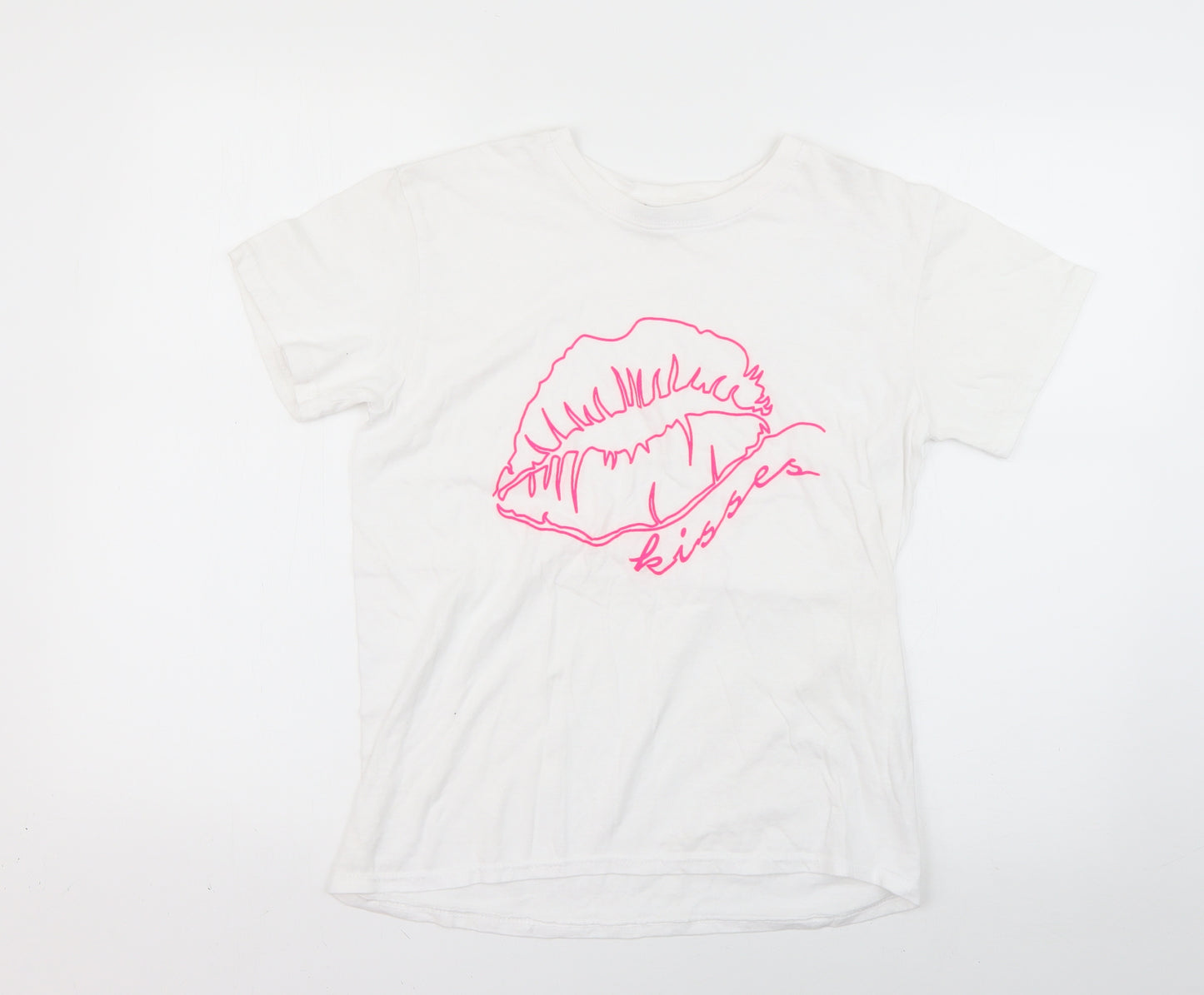 Boohoo Womens White   Basic T-Shirt Size S