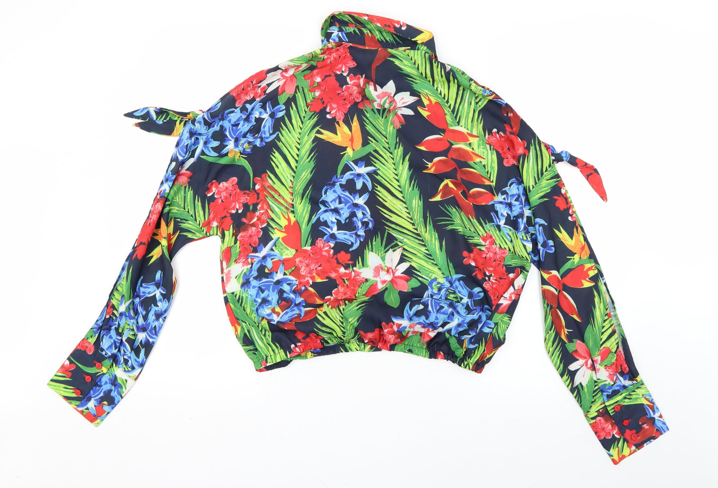 jeycat Womens Multicoloured Floral  Basic Blouse Size 14