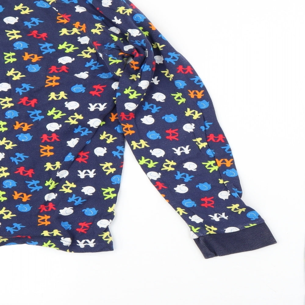 Matalan Mens Blue Solid   Pyjama Pants Size M