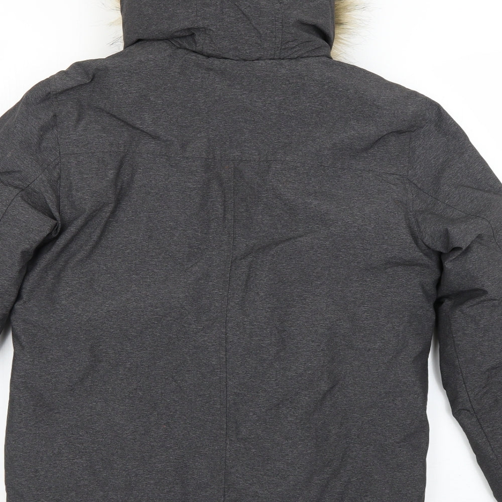 George Boys Grey   Basic Coat Coat Size 11-12 Years