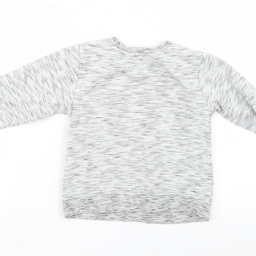 H&M Boys Grey   Pullover Sweatshirt Size 4 Years  - Jurassic world