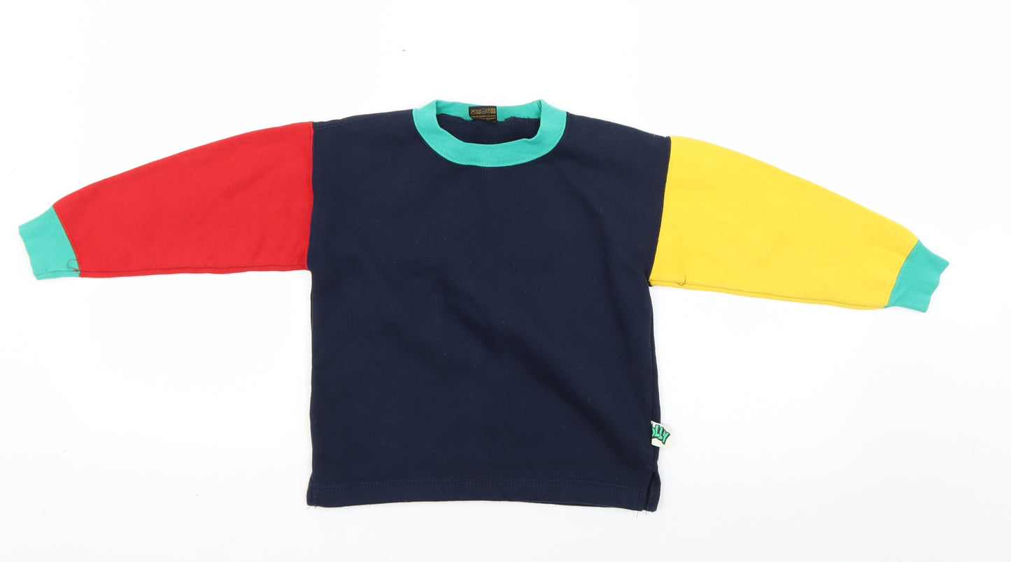 Preworn Boys Multicoloured   Pullover Sweatshirt Size 3-4 Years