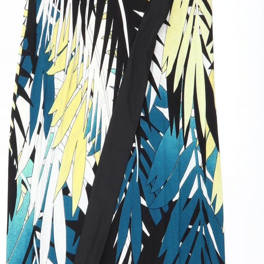 Oasis Womens Multicoloured Floral  Maxi  Size S